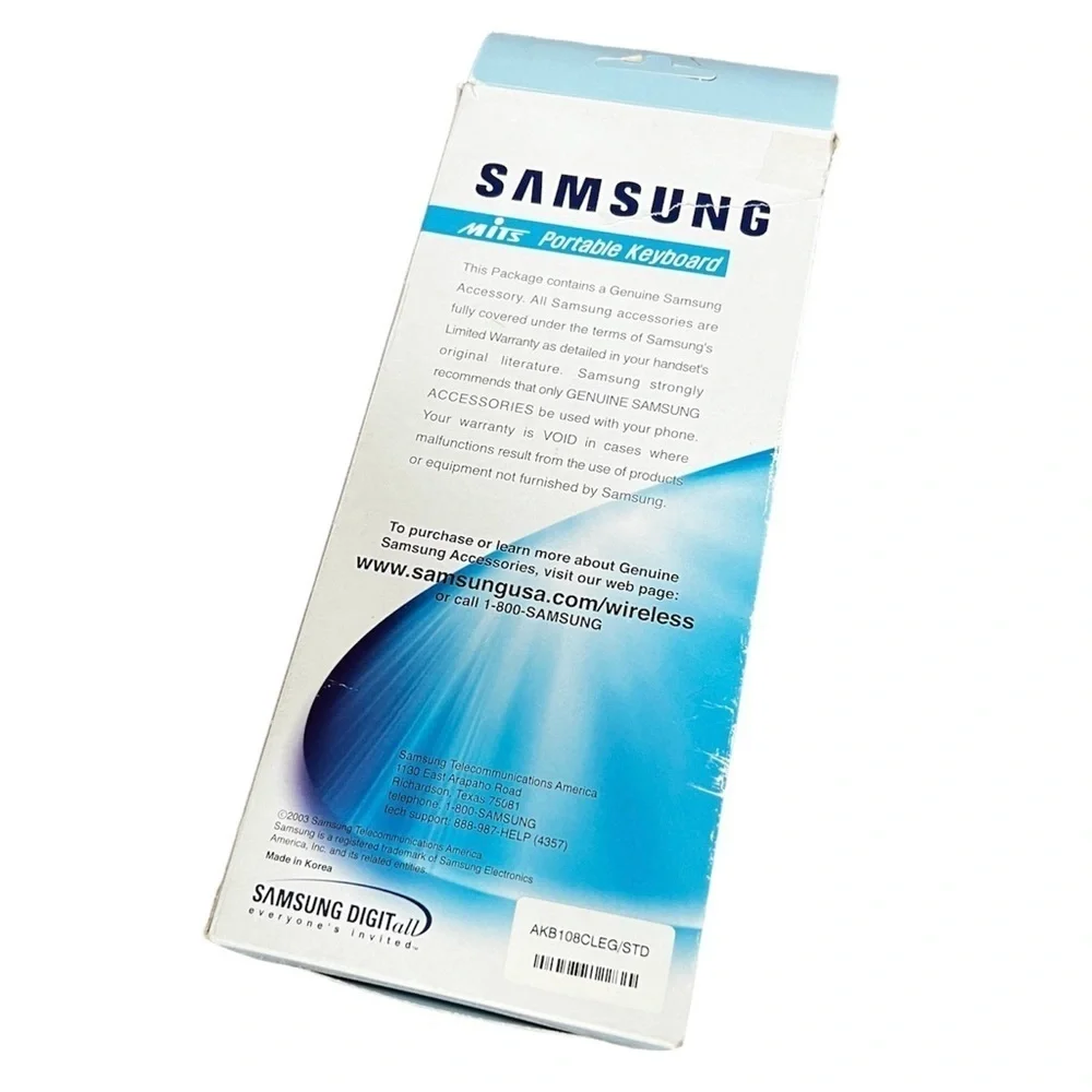 Samsung Portable Keyboard Compatible with SPH-i330 / SPH-i500 New in Box